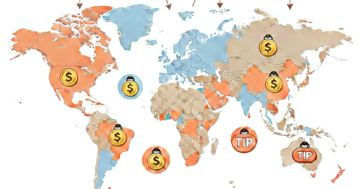 Tipping Around the World: What's Expected in 20+ Countries